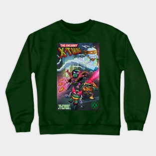 The Strangest Super Heroes in a Half-Shell Crewneck Sweatshirt